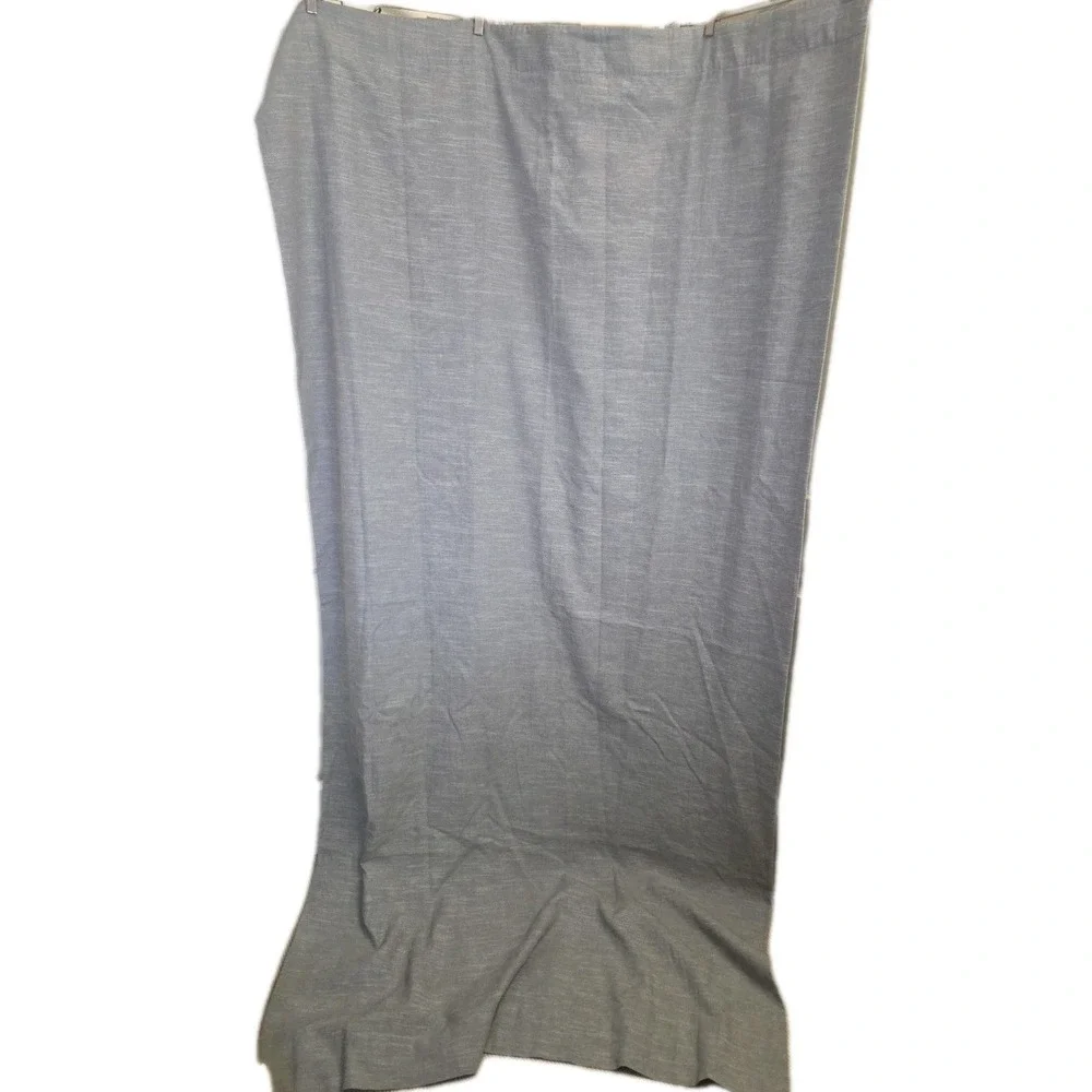 Pottery Barn Emery Linen Cotton Curtain Drape‎ Blackout Blue Gray 50x96 CHOOSE #